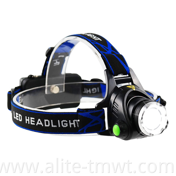 Best Selling Rechargeable Zoom UV And White LED Headlamp Powerful Ultra Violet Tactical Headlight For Leak Detector